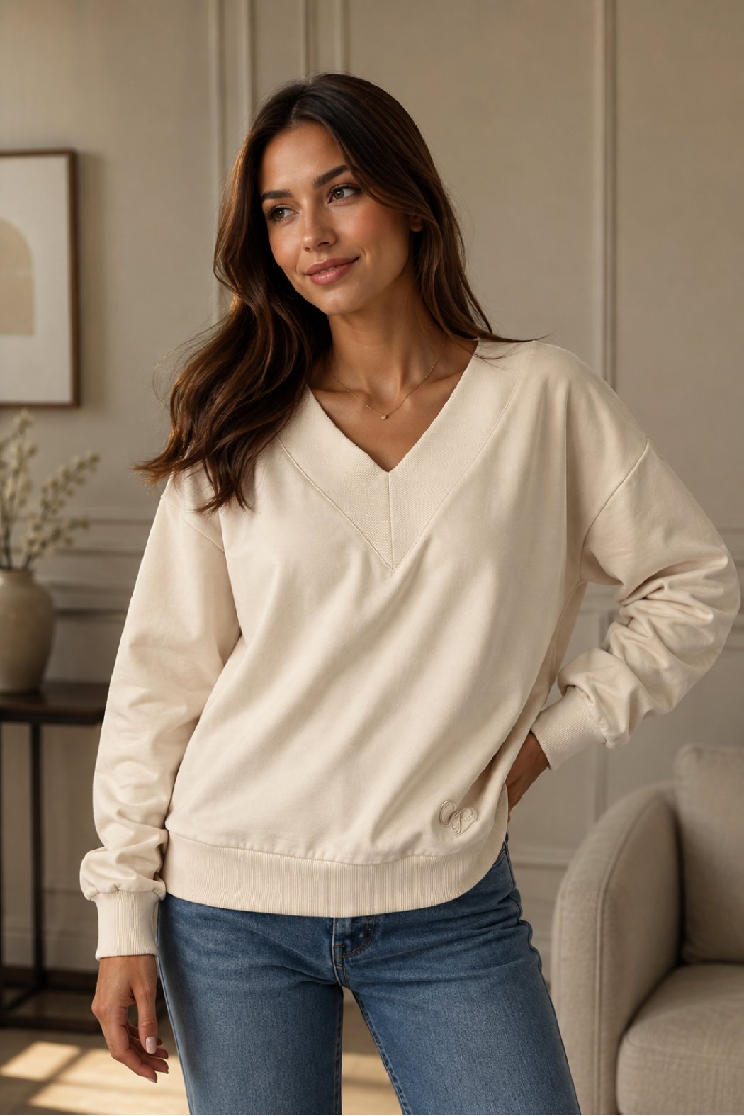 BLUZA Z DEKOLTEM VIOLETTE