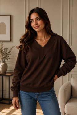 BLUZA Z DEKOLTEM VIOLETTE