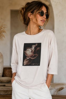 BLUZKA Z RĘKAWEM 3/4 "CHANTAL"
