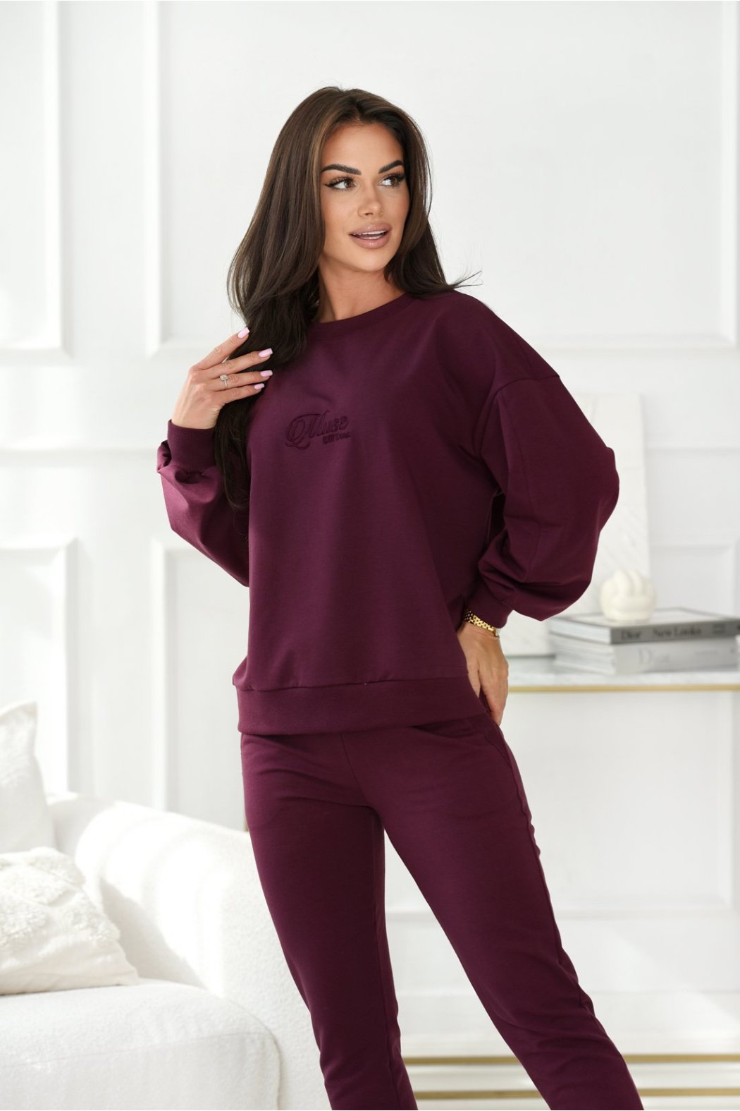 BLUZA DAMSKA Z HAFTEM LUZ